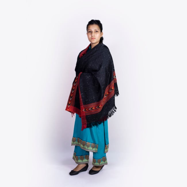 1 Patti Doru Stole Black