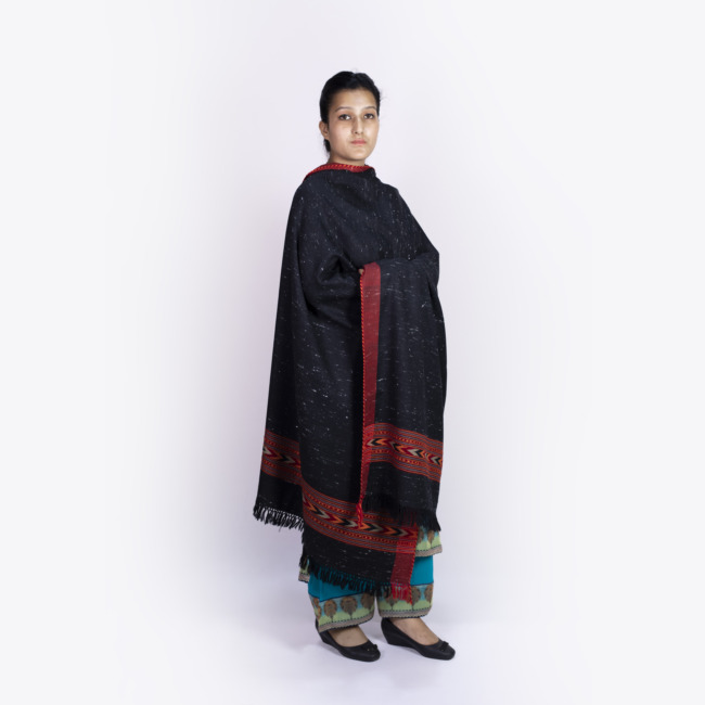 1 Patti Doru Stole Black