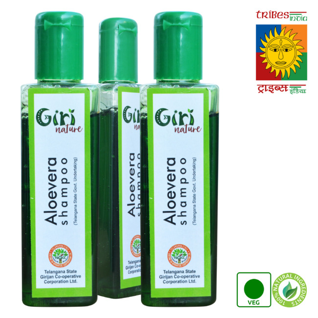 Tribes India Giri Nature Herbal Aloevera Shampoo 120Ml
