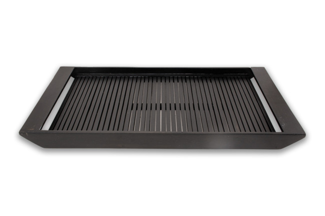 Handmade & Handcrafted Wooden Serving Tray (Black) (PVTG)