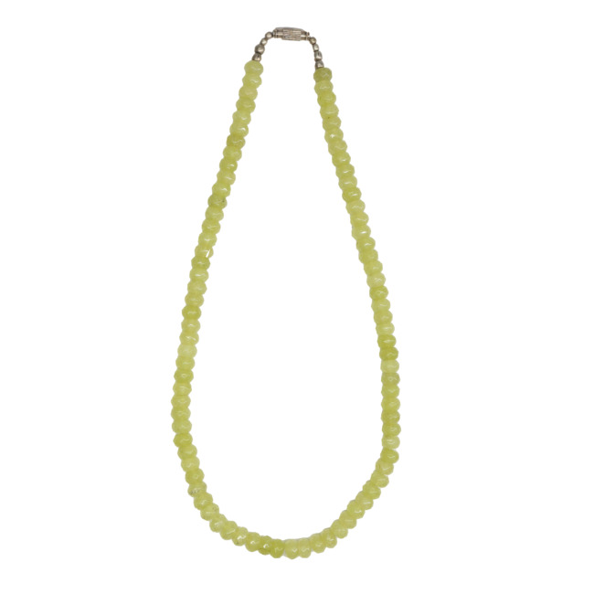 Tribes India Handcrafted Designer Yellow Beads Necklace