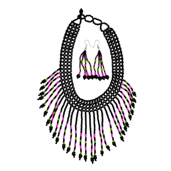 Tribes India Handcrafted Designer Beads Necklace