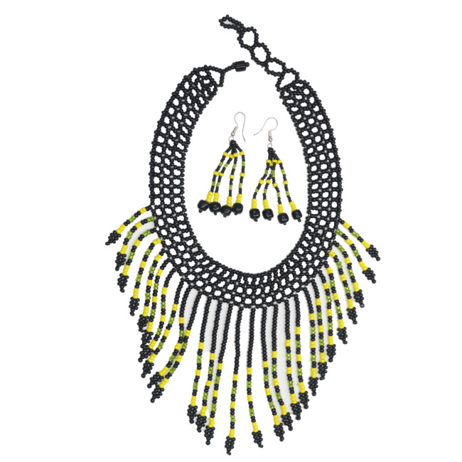 Tribes India Handcrafted Designer Beads Necklace