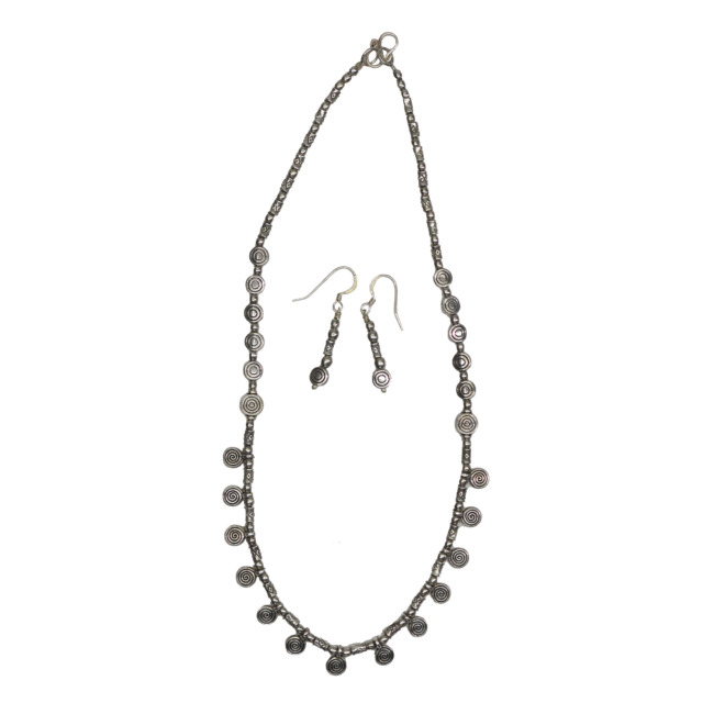 Tribes India Handcrafted Designer Metal Necklace