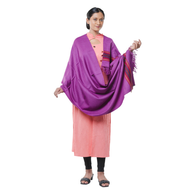 Handwoven Stole Sink Angora Dari Palla