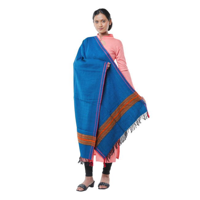 Handwoven Stole 5 Dori Plain