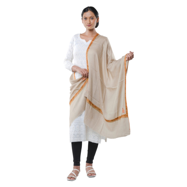 Handwoven Sozni Border BD Stole