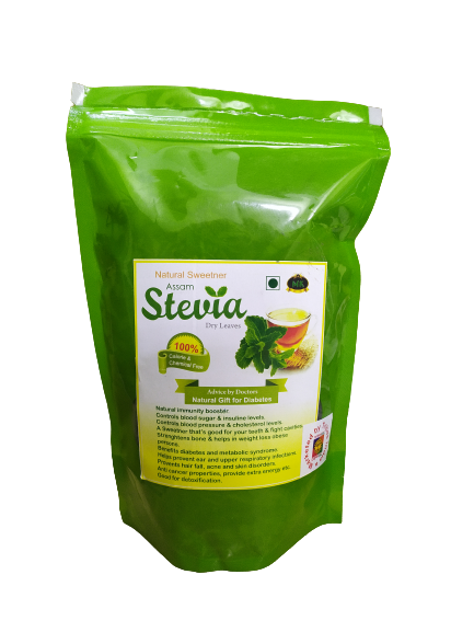 Pure Organic Assam Stevia Dry Leaves Tea