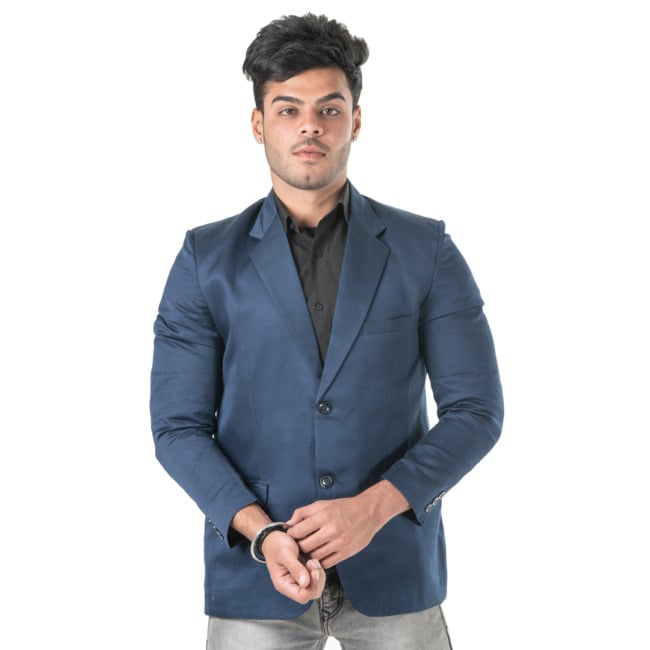 Handloom Men Linen Coat