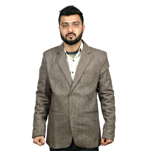 Handloom Woolen Plain Coat