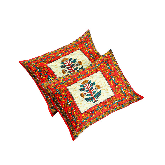 Tribes India Single Square Cushion Covers 16 X 16