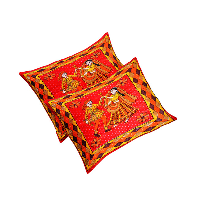 Tribes India Single Square Handmade Cushion Covers 16 X 16