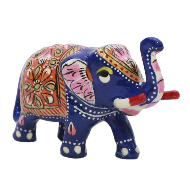 Elephant Enamelled Dokra Craft