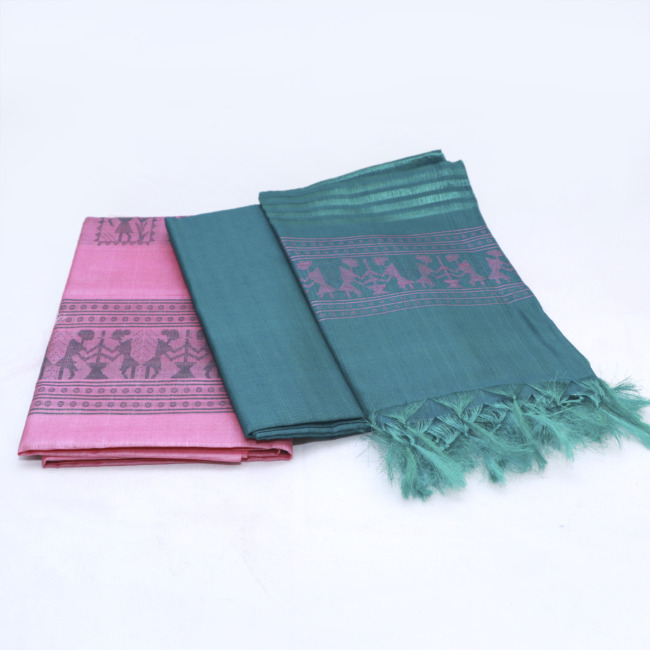 Ladies Silk Salwar Suit 3 pcs