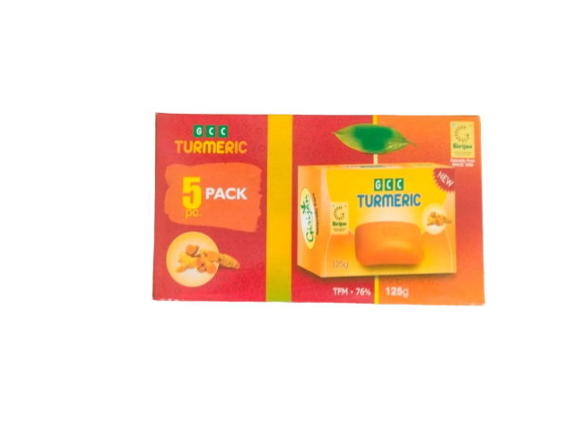 Turmeric Soap Saver Pack (5 soaps) (125 gms)