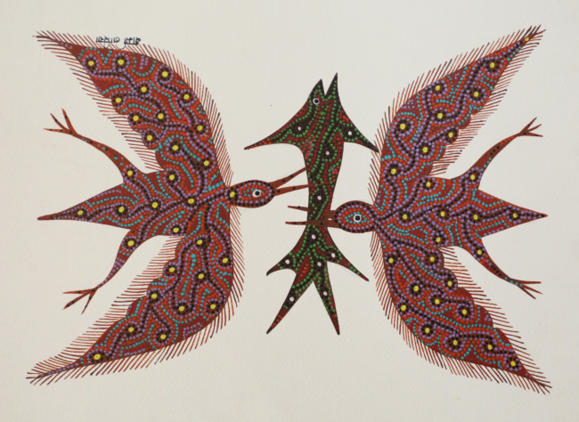 Tribes India Handmade Bhil Paper Painting