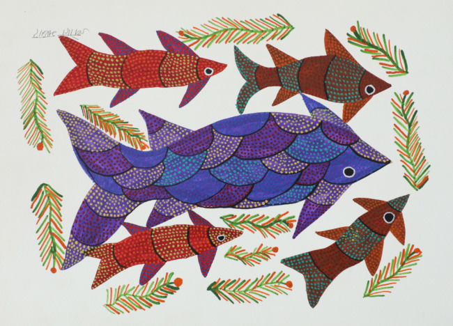 Tribes India Handmade Gond Paper Painting