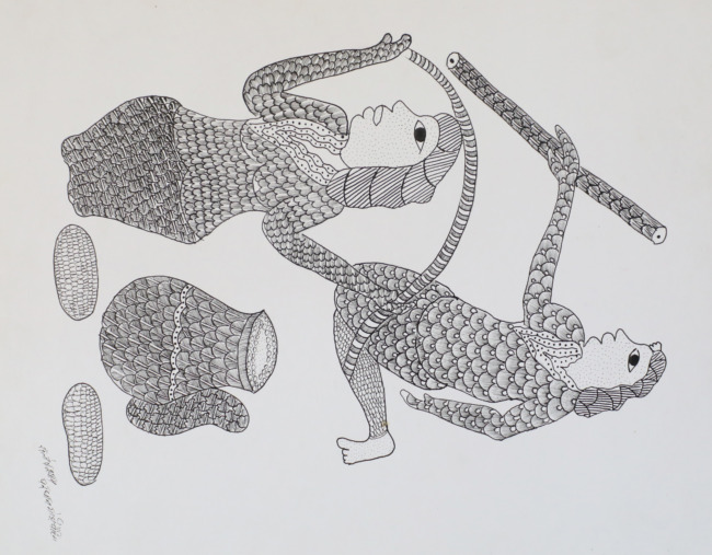 Tribes India Handmade Gond Paper Painting