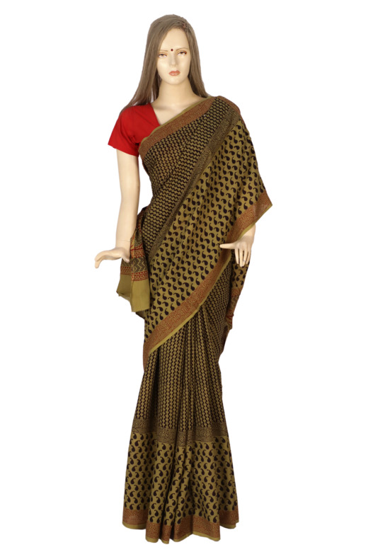 Tribes India Cotton Bagh Saree