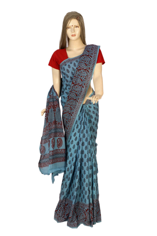 Tribes India Cotton Bagh Saree