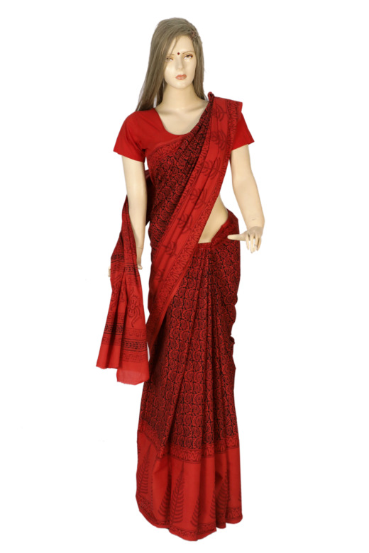 Tribes India Cotton Bagh Saree