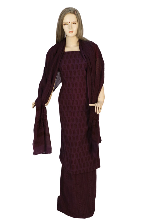 Tribes India Cotton Bagh Suit Material