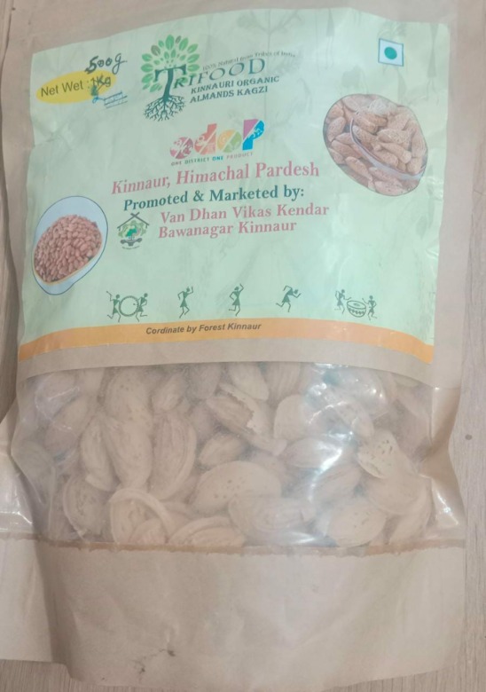 Kinnauri Organic Almond Kagazi 500g