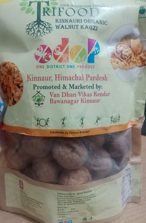 Kinnauri Organic Walnut Kagzi 500g.