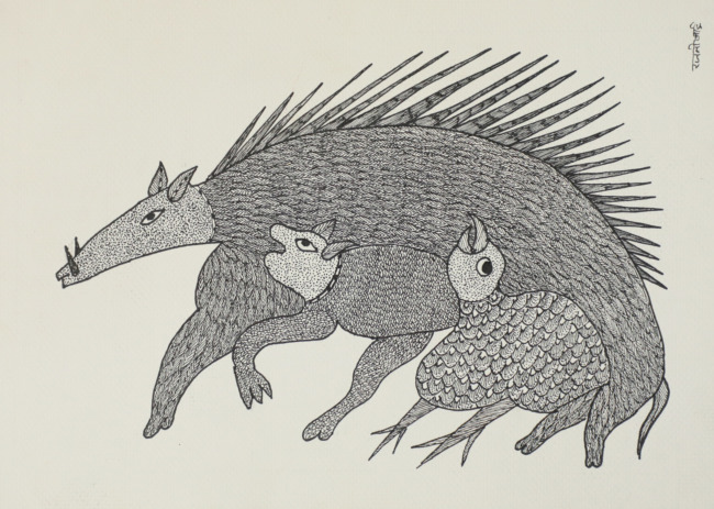 Tribes India Handmade Gond Paper Painting