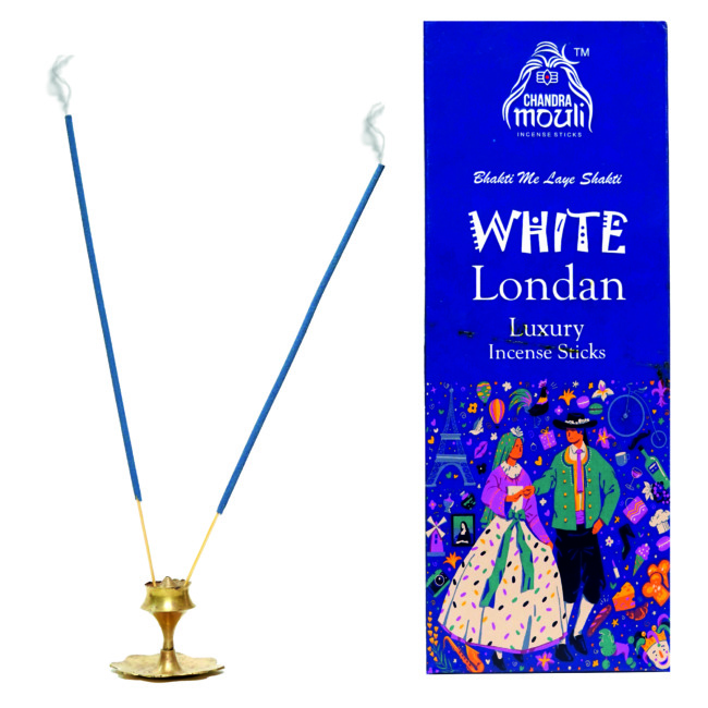 Tribes India White London Luxury Incense Stick - Agarbatti For Puja, Meditation & Festival