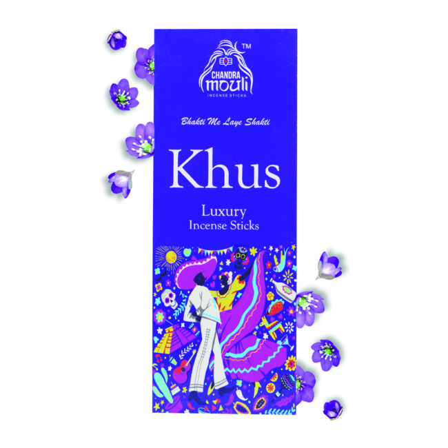 Tribes India Khus Premium Incense Stick - Agarbatti For Puja, Meditation & Festival