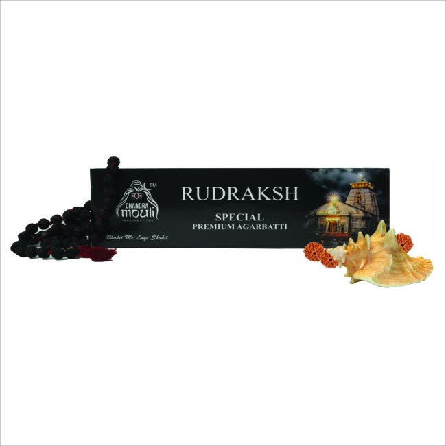 Tribes India Rudraksh Luxury Incense Stick - Agarbatti For Puja, Meditation & Festival