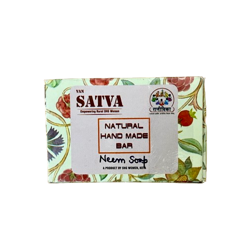 Van Satva Natural Handmade Neem Soap Bar (90 Gm)