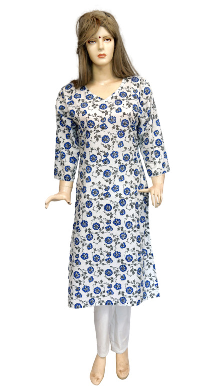 TRIBES INDIA PRINTED DESIGNER KURTI TX