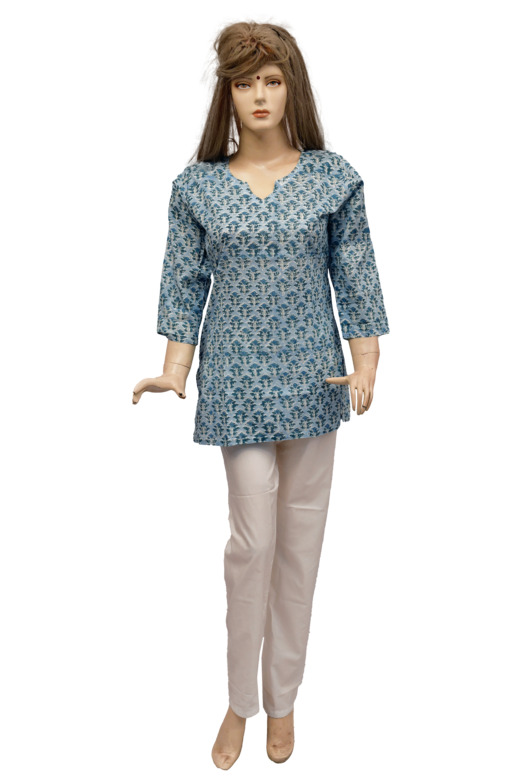 TRIBES INDIA PRINTED LADIES TOP TX