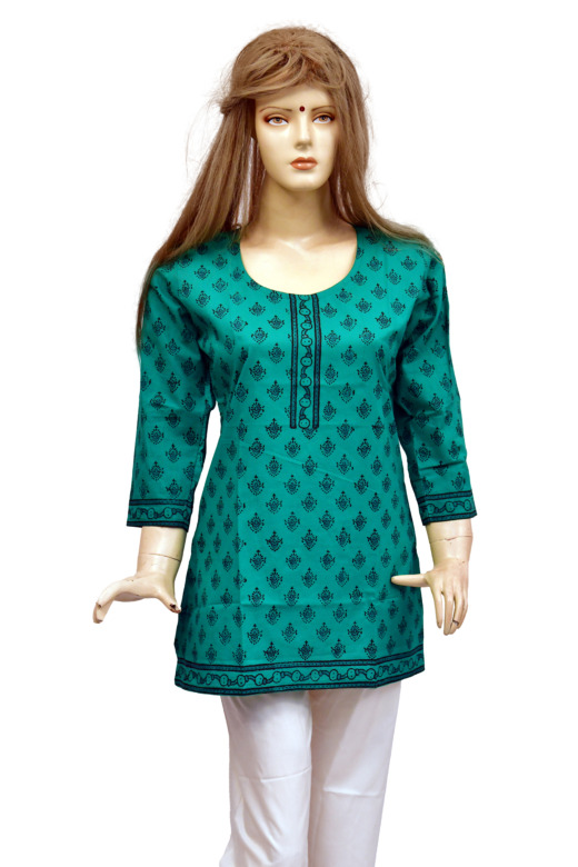 TRIBES INDIA PRINTED LADIES TOP TX