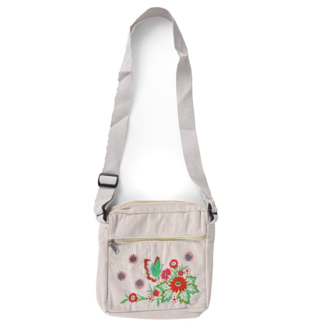 Canvas Bag with Embroidery Design (PVTG)