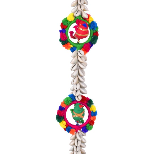 Handmade Hanging 2 Parrot Fumka with Bangle Kodi GJ (PVTG)