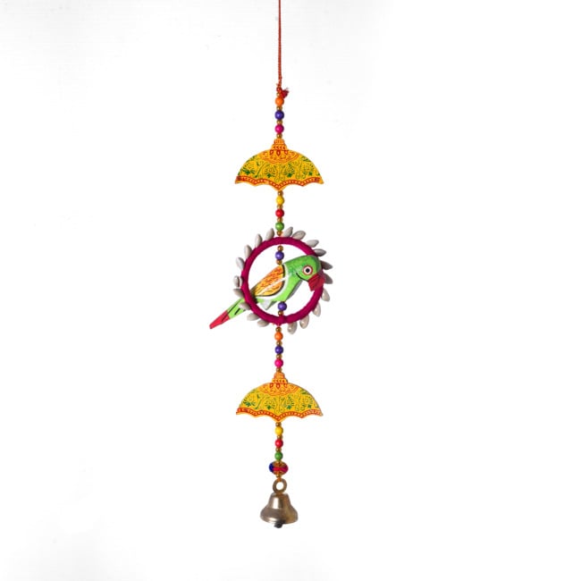 Hanging 2 Umbrella and 1 Big parrot with Bangler Kodi (PVTG)