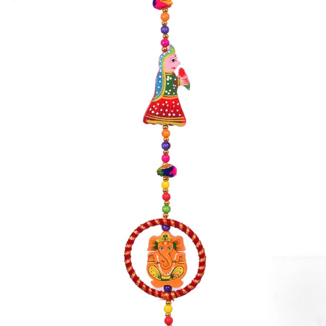 Handmade Hanging 2 Bangle and 2 Ganesh with King & Queen (PVTG)