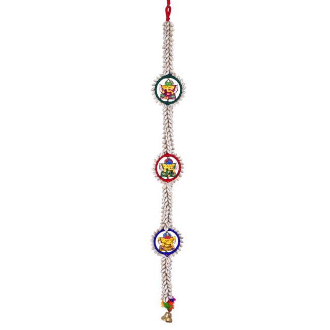 Handmade Hanging 3 Bangdi with 3 Ganesh Kodi Line Heavy (PVTG)