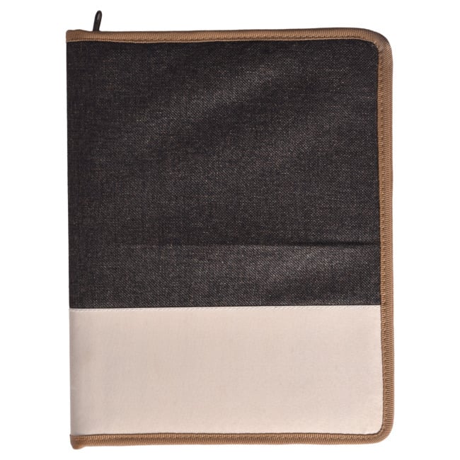 Brown Jute with Zip File Folder (PVTG)