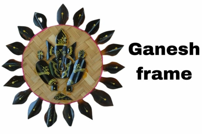 Handmade Sun Round on Ganapati Decor (PVTG)