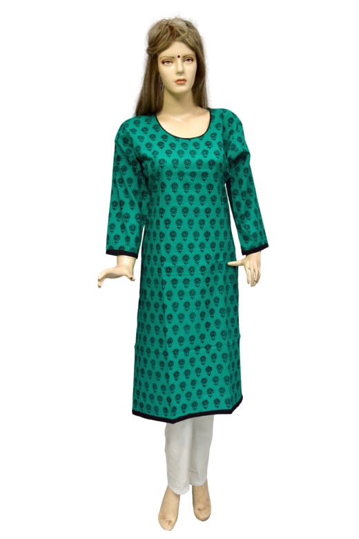 TRIBES INDIA PRINTED DESIGNER KURTI TX