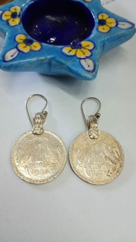Tribes India Earring Coin Pair