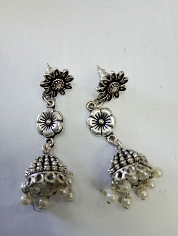 Tribes India Earring Jhumka Big(MULTI-DESIGN AND COLOR)