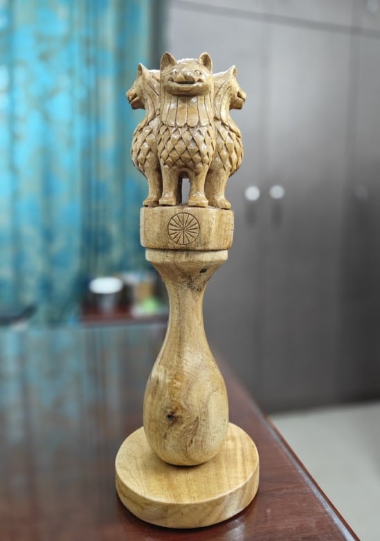 WOODEN ASHOK STAMBH