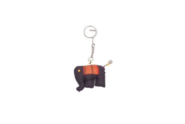 Handmade Black KeyChain (Elephant) for Home Office & Gift
