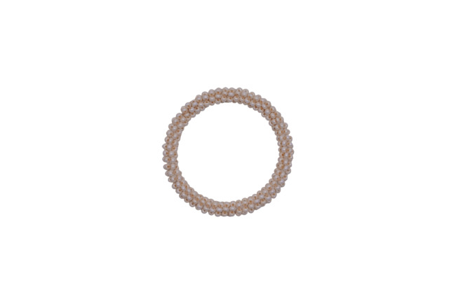 Handcrafted Beaded Pearl White Bangles : USTAV