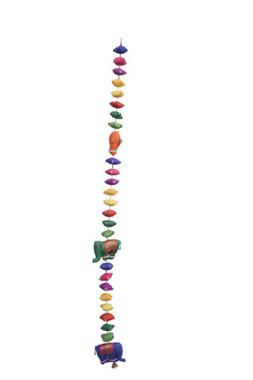 Handmade Hanging with 3 Elephant 24 Fumka : (UTSAV)GJ